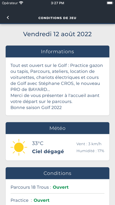Screenshot #3 pour Golf de Gap Bayard