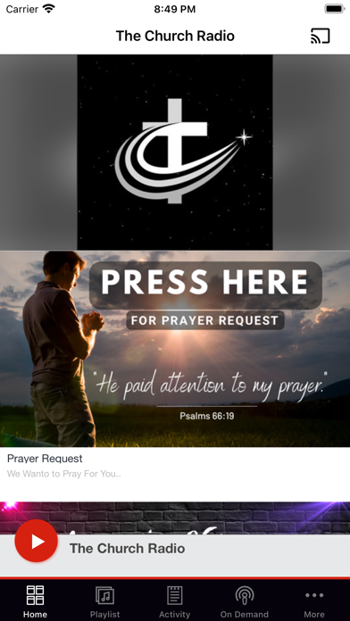 The Church Radio Screenshot