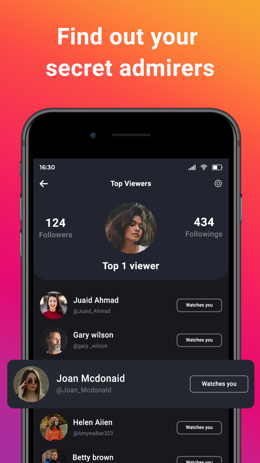 #3. Follower Tracker : Followers (iOS) 由: Shital Jadav