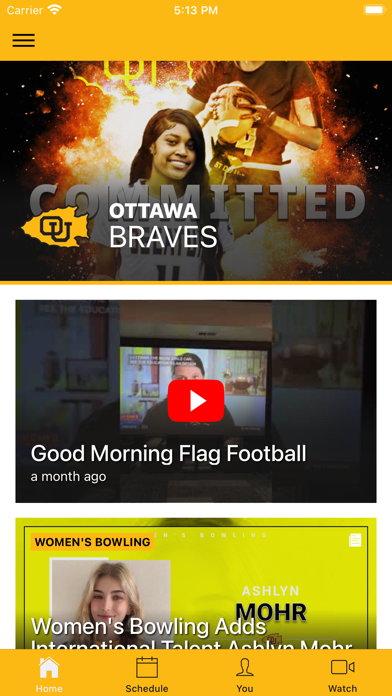 Ottawa U Braves Screenshot