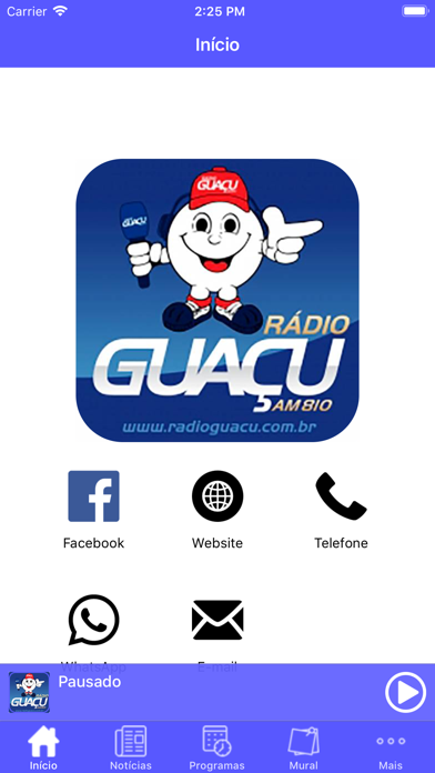 Rádio Guaçu de Toledo Screenshot