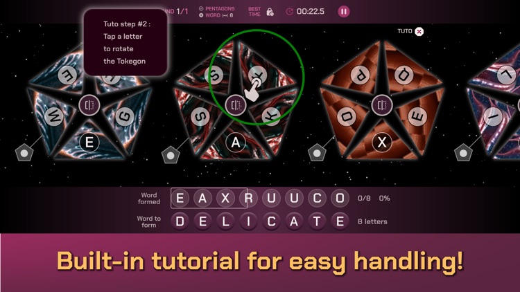Tokegon - Words+Polygons Game screenshot-7