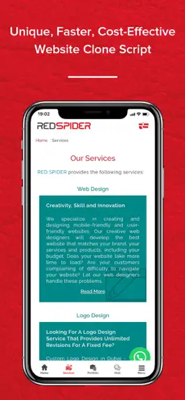 Game screenshot Redspider Portfolio apk