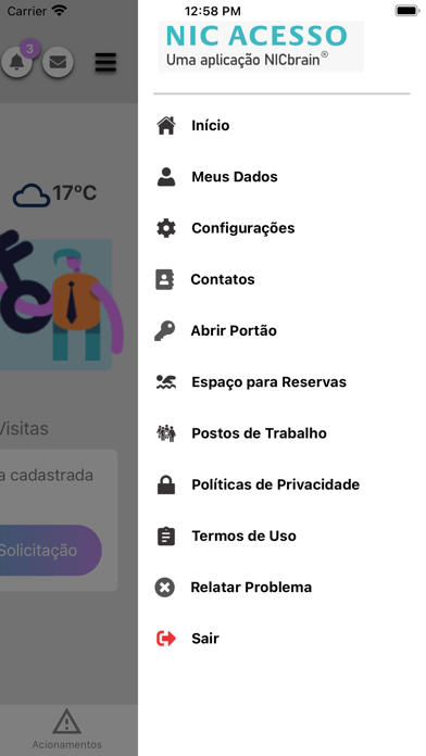 NIC Acesso Screenshot