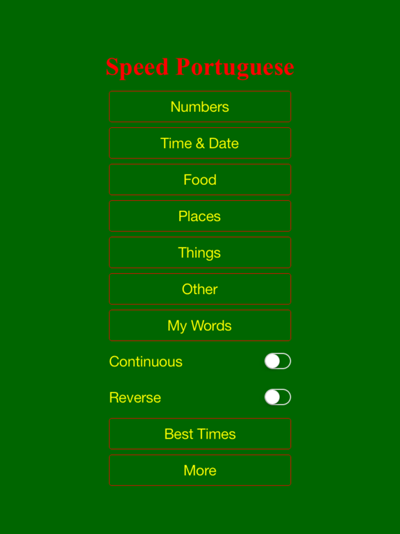 Screenshot #4 pour Speed Portuguese