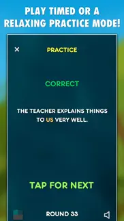 pronouns - grammar test lite iphone screenshot 3