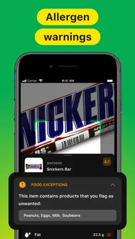 Game screenshot Food scanner: gluten, allergen hack