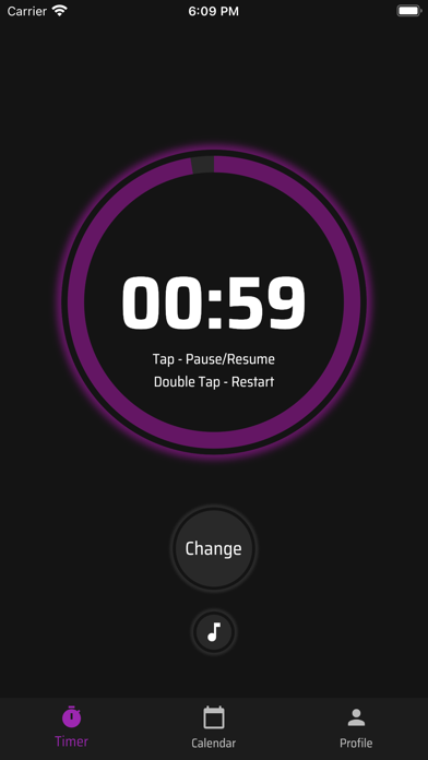 TRYHARD – Workout calendar Screenshot