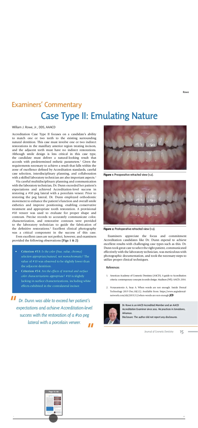 Journal of Cosmetic Dentistry