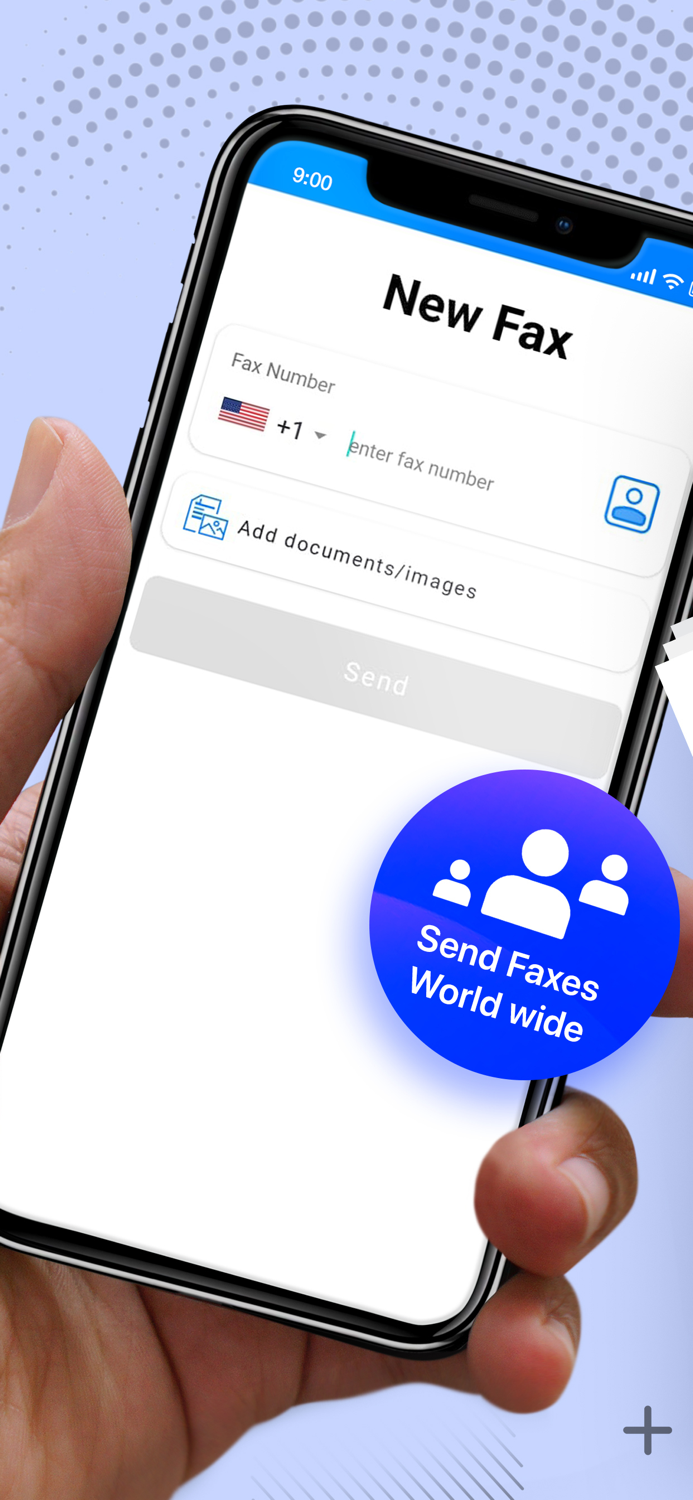 Fax send and receive for iphone