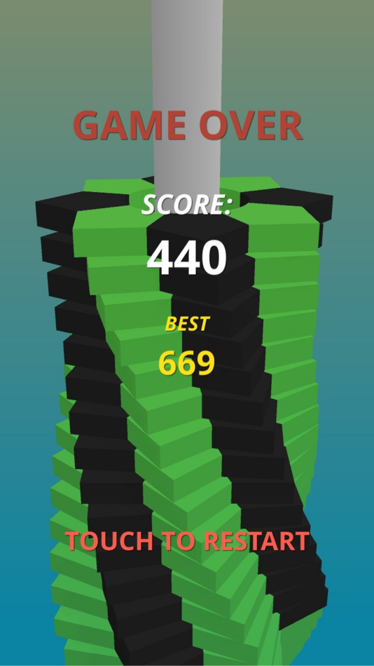 #6. Helix Stack Ball: Drop Ball 3D (iOS) 由: Muhammad Aslam