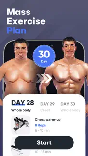 perfit-men's fitness coach iphone screenshot 1