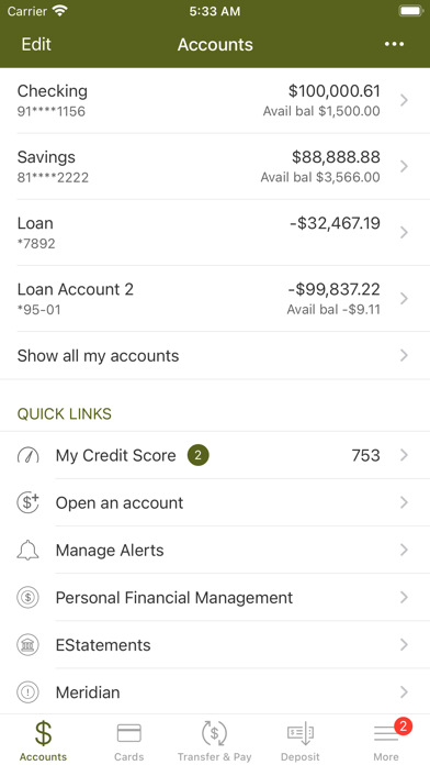 Fairfax State Savings Mobile Screenshot
