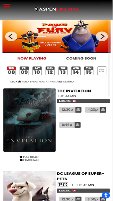 Aspen Cinemas Screenshot