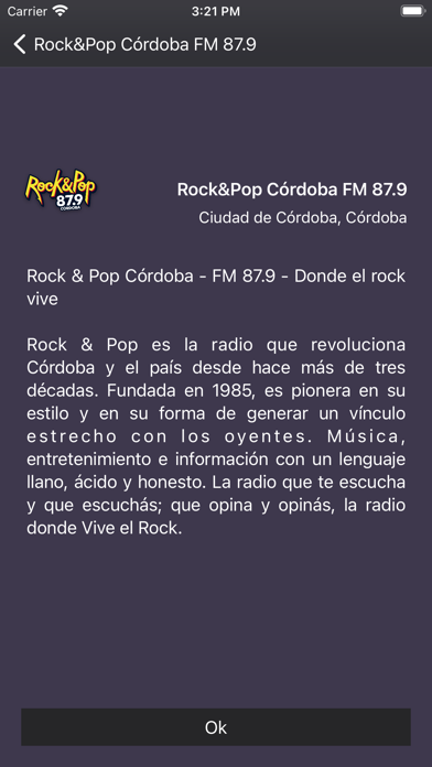 Rock&Pop Córdoba FM 87.9 Screenshot