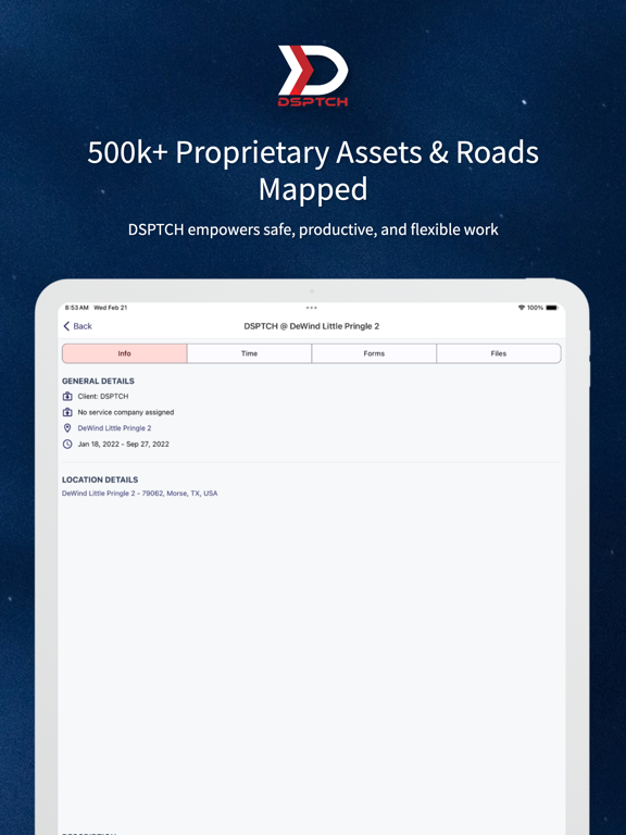 DSPTCH iPad screenshot 3 - Business app