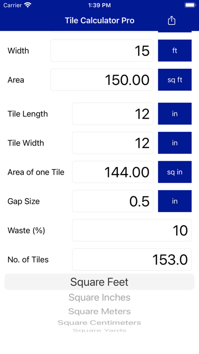 Tile Calculator Proのおすすめ画像4