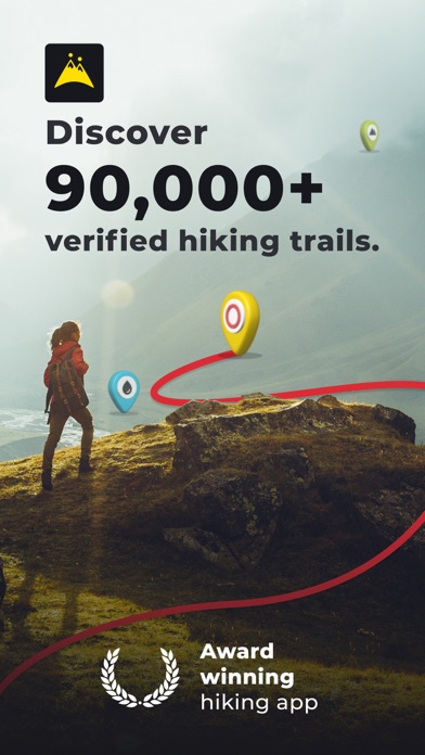 Screenshot #1 pour HiiKER: The Hiking Maps App