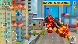 superhero block city robot war iphone screenshot 2