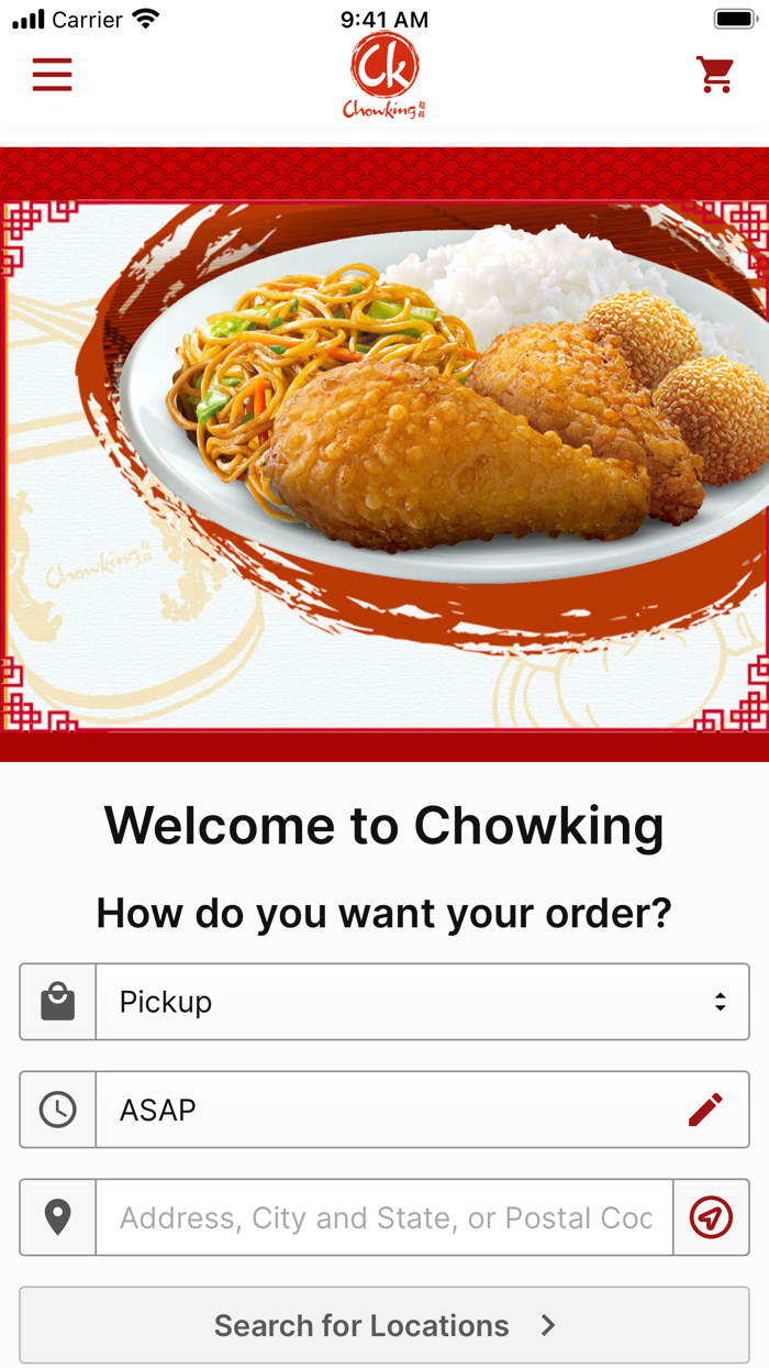 Chowking Ordering