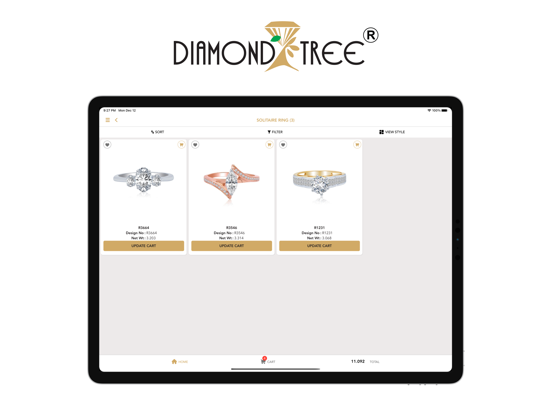 Diamondtree Jewels India iPad screenshot