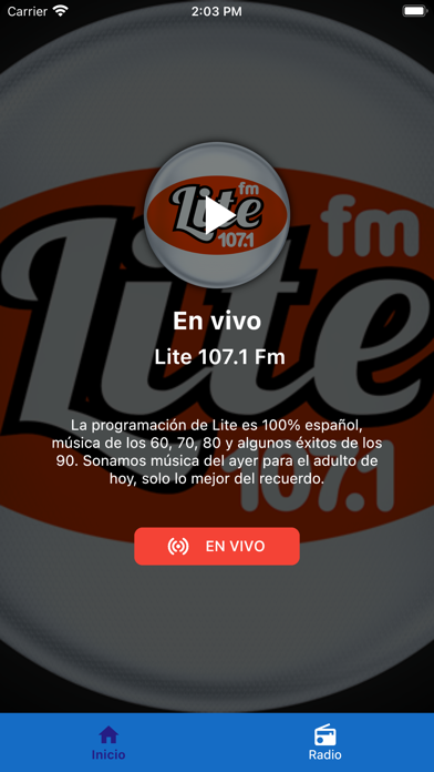 Nica Radios Screenshot