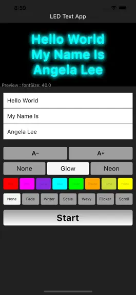 Game screenshot LED Text Effect mod apk