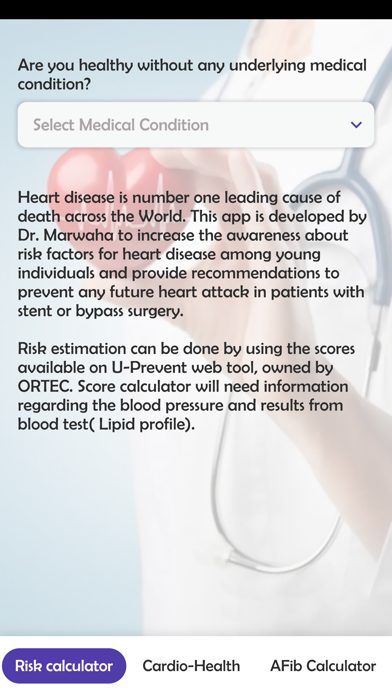 Cardio-Health Screenshot