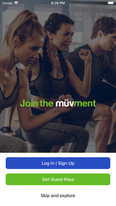MUV Fitness Screenshot