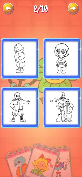 Game screenshot Super Sans Coloring Book hack