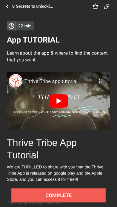 Thrive Tribe Screenshot