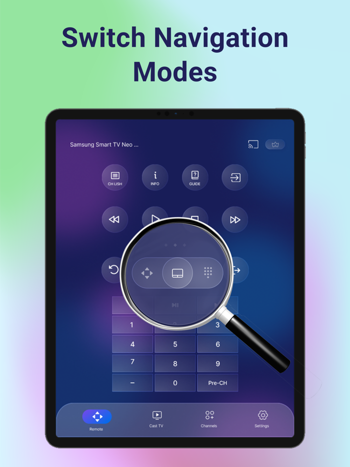 Smart TV Remote Control and Cast