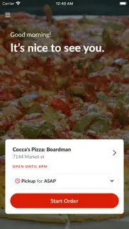 cocca's pizza iphone screenshot 2