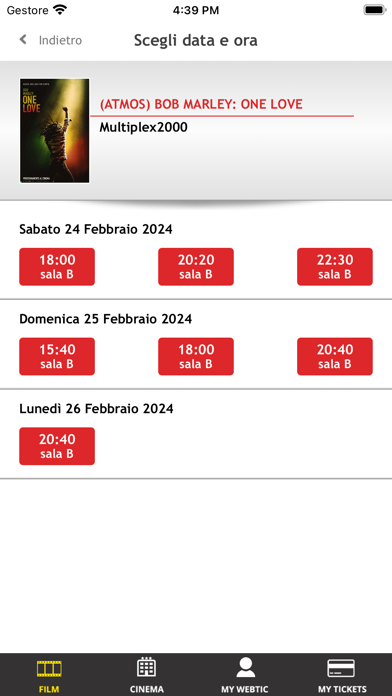 Screenshot #3 pour Multiplex2000 Macerata