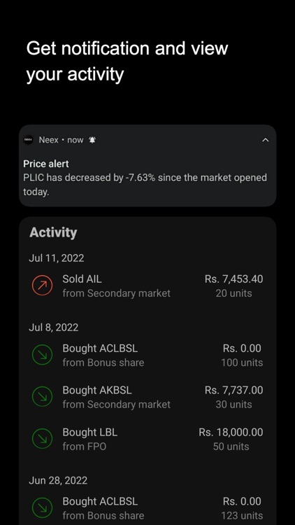 neex: nepse portfolio tracker screenshot-5