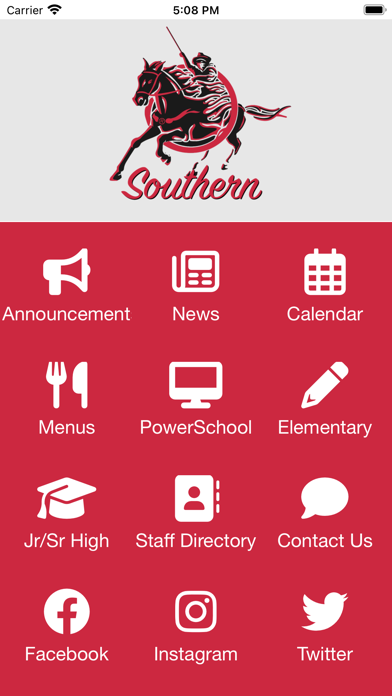 Southern School District Screenshot