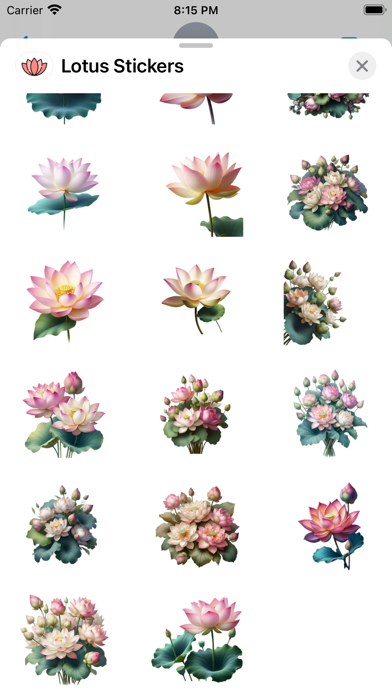Lotus Stickersのおすすめ画像2