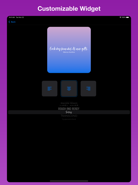 Daily Yoga Quotes  - YogaQuote iPad app afbeelding 8
