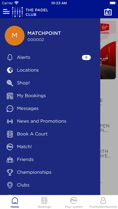 The Padel Club Kuwait Screenshot