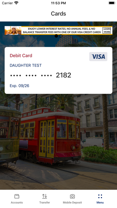 GNO FCU Mobile Screenshot