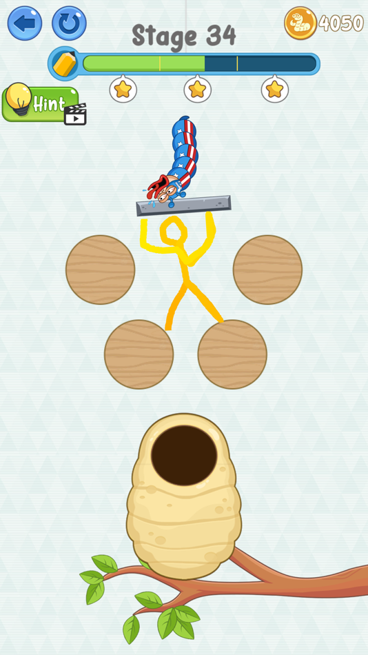 #6. Save The Worm (iOS) Podle: Loi Vo
