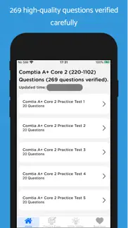comptia a+ core 2 220-1102 iphone screenshot 1