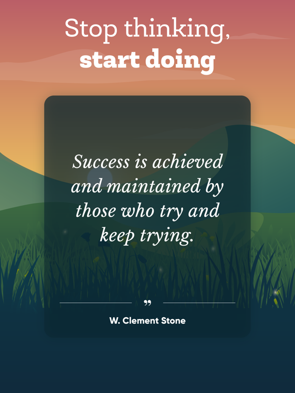 Daily Quotes by Motivation + iPad screenshot 2 - Health & Fitness app