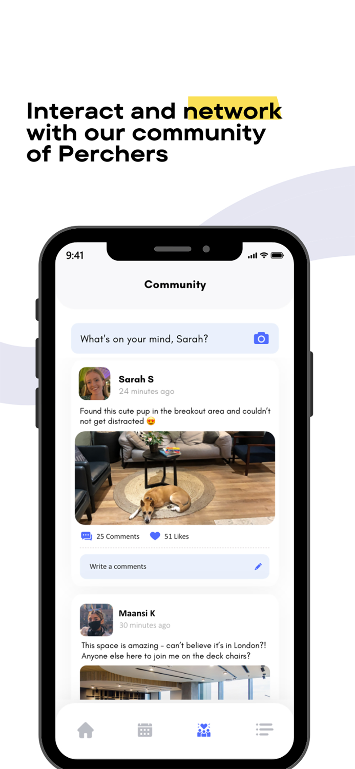 Perch  On-demand Coworking