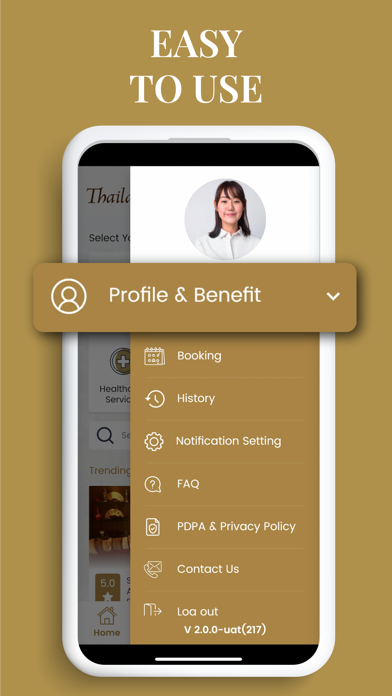 Thailand Privilege Member Screenshot