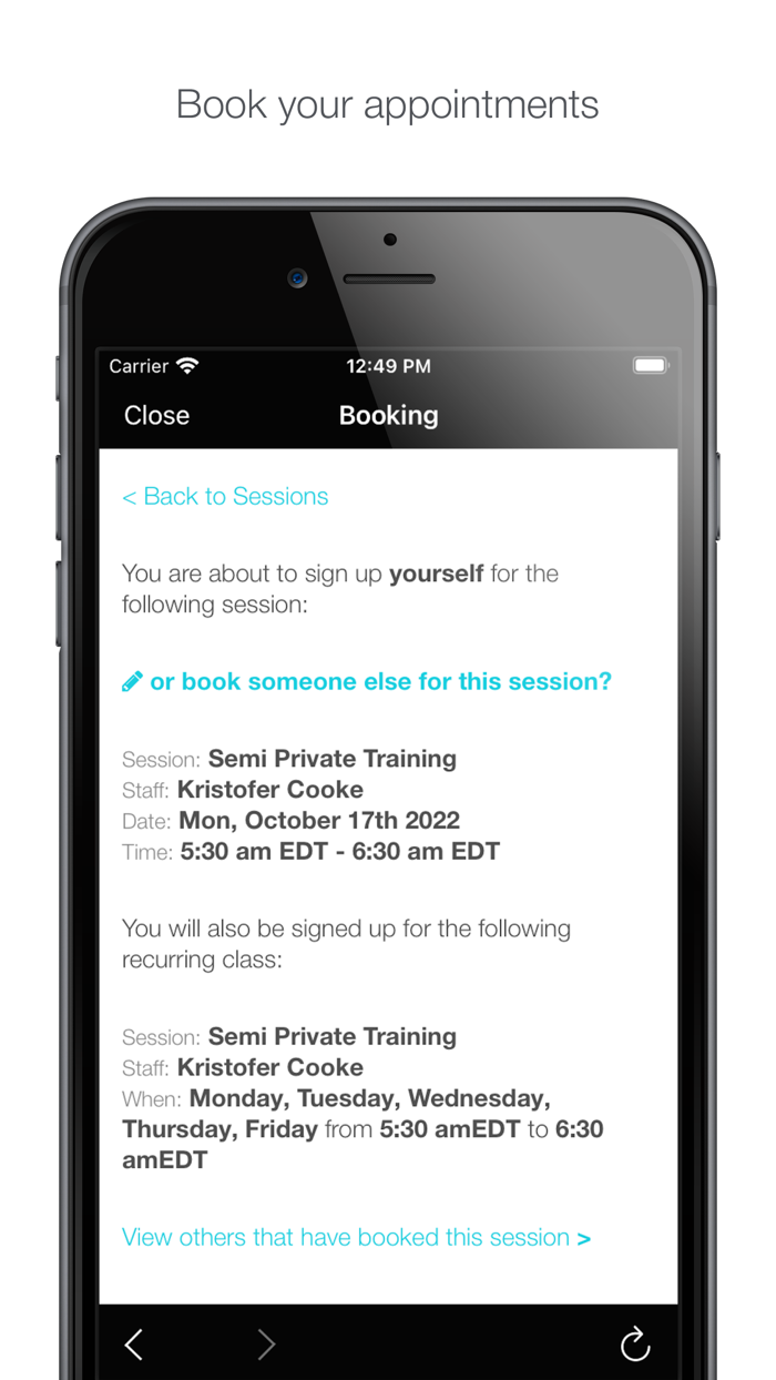 Peak Performance PT App