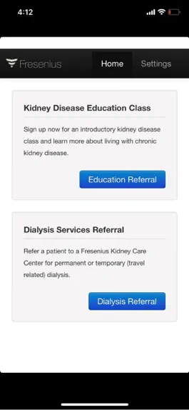 Game screenshot Referral–Fresenius Kidney Care mod apk