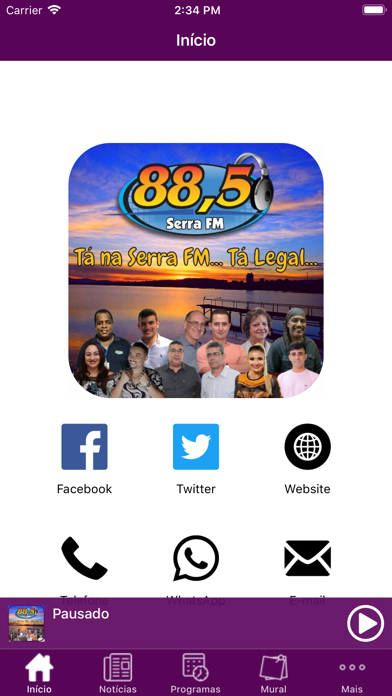 Rádio Serra da Boa Esperança Screenshot