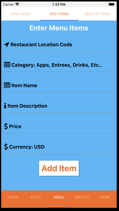 CheckPay Restaurant LLC Screenshot