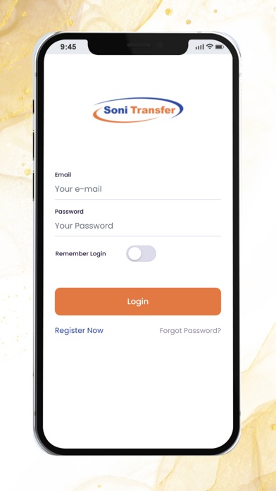 Soni Transfer USA Screenshot